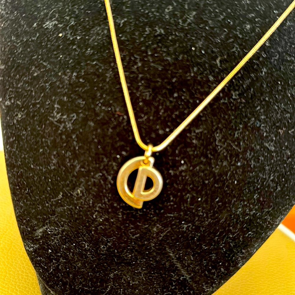 Christian Dior Gold plated necklace